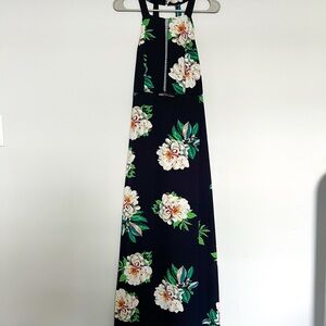 Floral Navy Maxi Dress